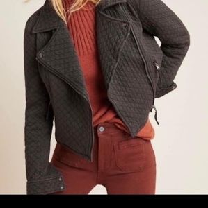 Anthropologie Marrakech Quilted Motto Jacket